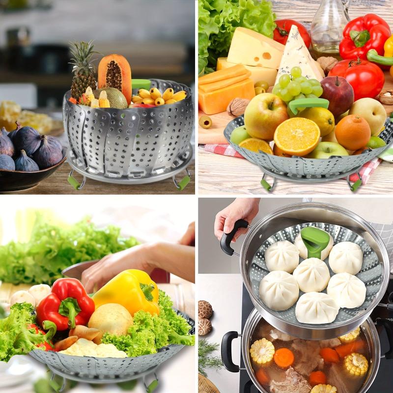 Stainless Steel Vegetable Steamer Basket for Cooking in Pot, Instant Pot Insert