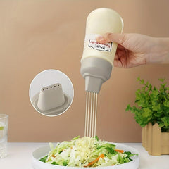 3pcs Squeeze Sauce Bottle Set Plastic Salad Tomato Oyster Honey Dispenser