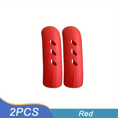 4pcs Silicone Pan Handle Cover Heat Insulation Non Slip Holder Kitchen Tool