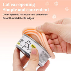 Pet Can Lid Silicone Lid For Pet Food Can Universal Sealing Lid
