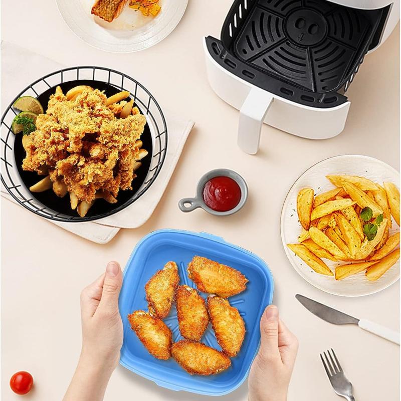 1pc Silicone Air Fryer Pot Liner 20 57 cm for 6 QT or Bigger
