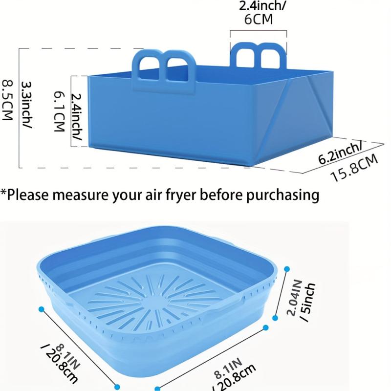 1pc Silicone Air Fryer Pot Liner 20 57 cm for 6 QT or Bigger
