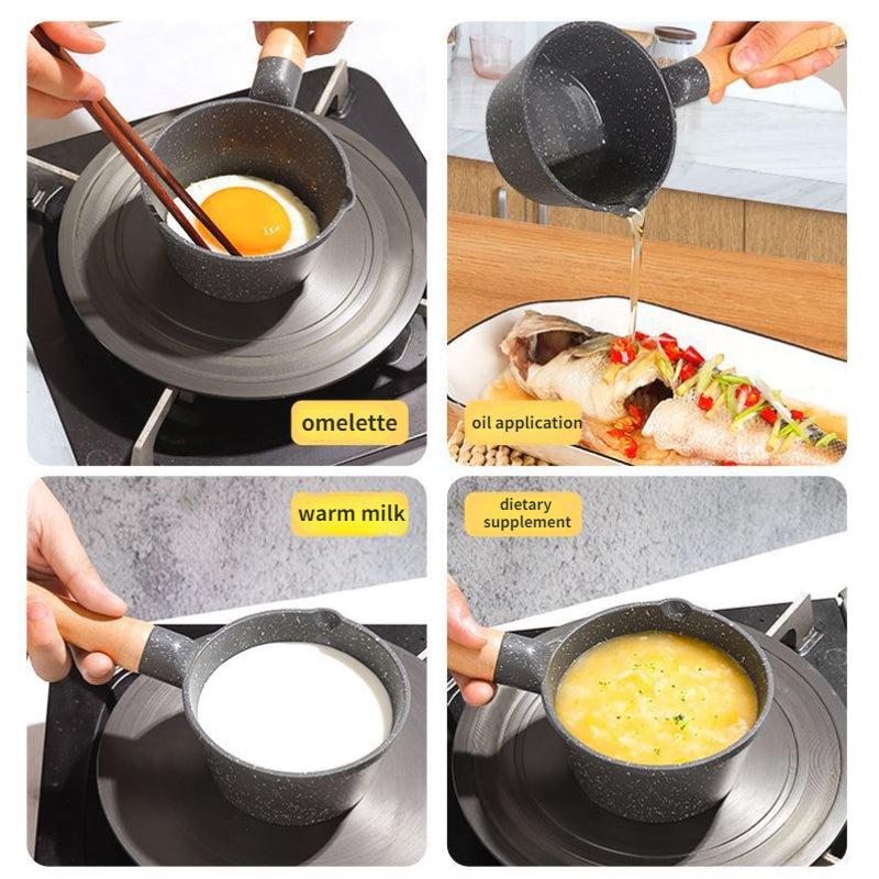 Mini Saucepan 9 Medical Stone Melting Pot Butter Warmer for Heating Kitchen