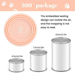 Pet Can Lid Silicone Lid For Pet Food Storage 3 In 1 Silicone Canning Lid