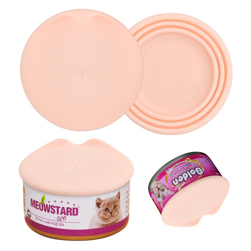 Pet Can Lid Silicone Lid For Pet Food Storage 3 In 1 Silicone Canning Lid
