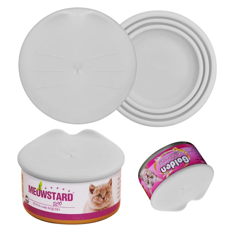 Pet Can Lid Silicone Lid For Pet Food Storage 3 In 1 Silicone Canning Lid