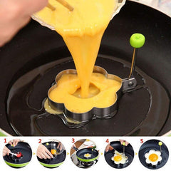 Stainless Steel Egg Shaper Mould Kitchen Cooking Tools