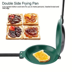 Steel Double Pan for Fluffy Pancakes & Omelets