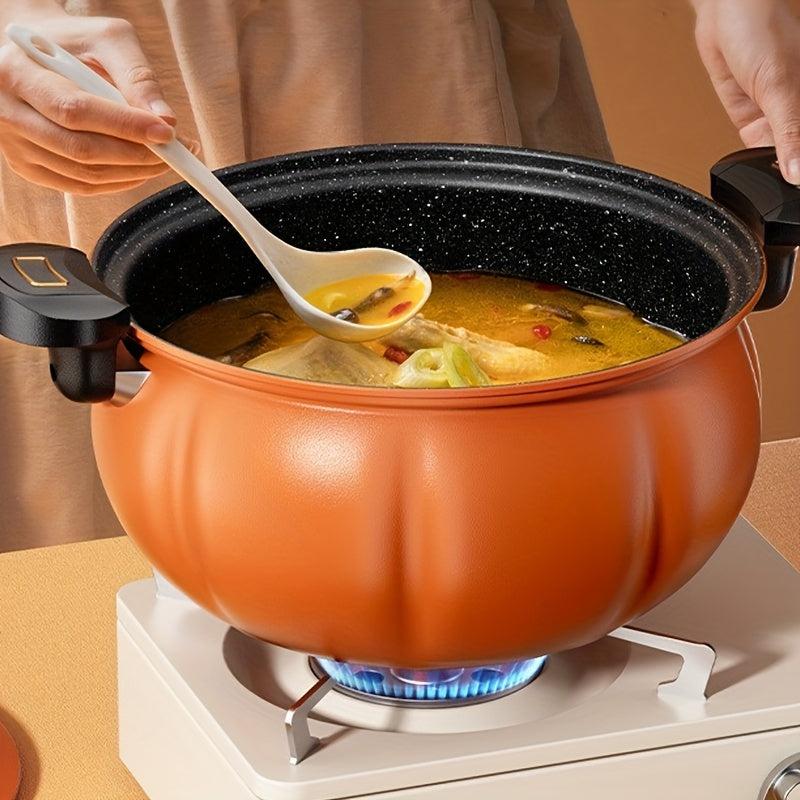 Pumpkin Micro Pressure Cooker 27 Creative Cast Iron Medical Stone Stockpot