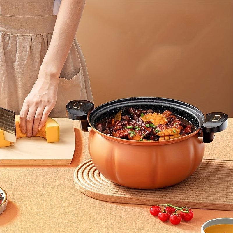 Pumpkin Micro Pressure Cooker 27 Creative Cast Iron Medical Stone Stockpot