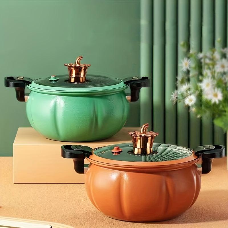 Pumpkin Micro Pressure Cooker 27 Creative Cast Iron Medical Stone Stockpot