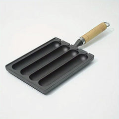 Cast Iron Sausage Pot for Roasting Lamb Skewers and Gluten-Free Sausages