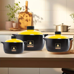 Ceramic Casserole Stew Pot Terracotta Pot High Temp Resistant
