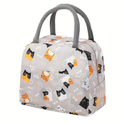 Flamingo Lunch Box Bag Waterproof Thermal Bento Bag