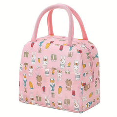 Flamingo Lunch Box Bag Waterproof Thermal Bento Bag