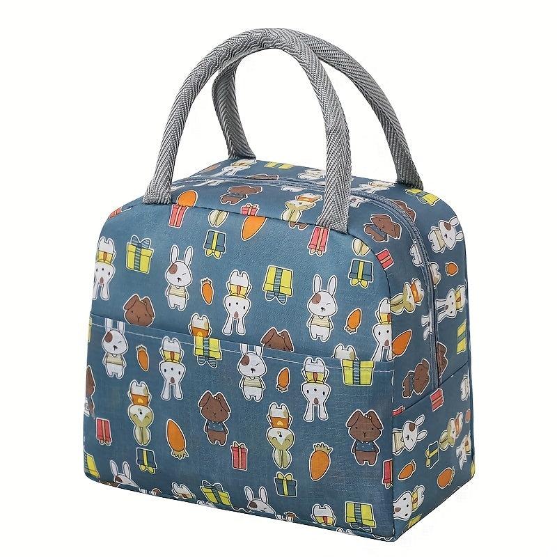 Flamingo Lunch Box Bag Waterproof Thermal Bento Bag