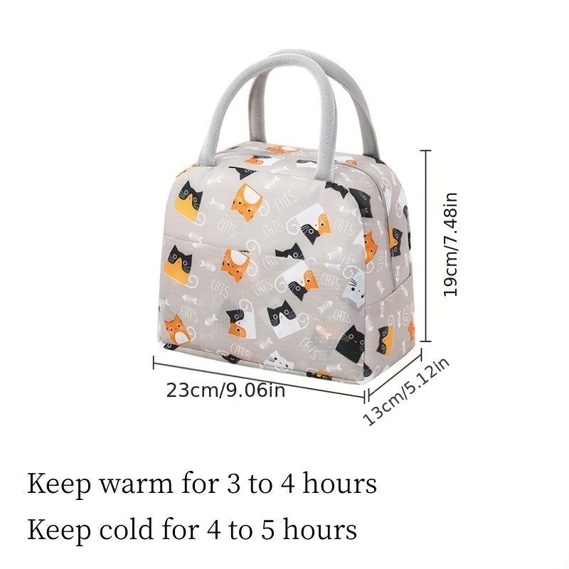 Flamingo Lunch Box Bag Waterproof Thermal Bento Bag