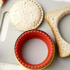 2pcs Stainless Steel Sandwich Cookie Cutters and Sealer Set