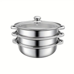 304 Stainless Steel Steamer for Buns & Fish