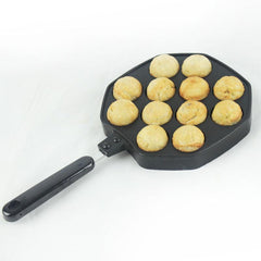 Takoyaki Pan 12 Holes Octopus Ball Maker Non Stick Cooking Plate Ebelskiver