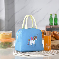 Bento Bag Oxford Cloth Thermal Insulation Aluminum Foil Lunch Box Handbag