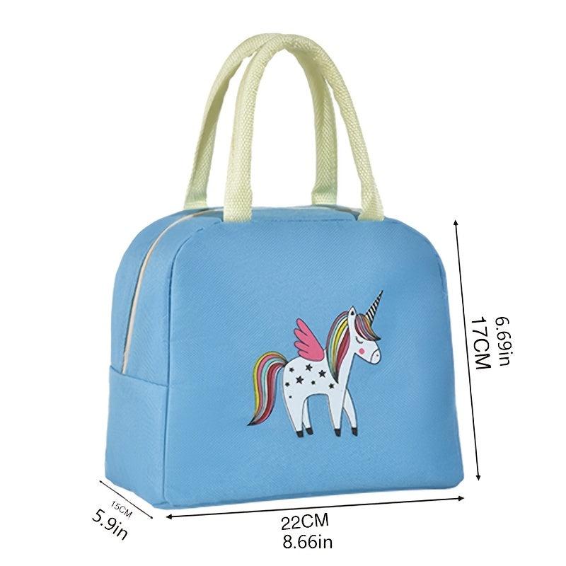 Bento Bag Oxford Cloth Thermal Insulation Aluminum Foil Lunch Box Handbag