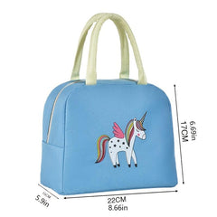 Bento Bag Oxford Cloth Thermal Insulation Aluminum Foil Lunch Box Handbag