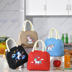 Bento Bag Oxford Cloth Thermal Insulation Aluminum Foil Lunch Box Handbag