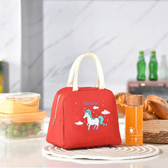 Bento Bag Oxford Cloth Thermal Insulation Aluminum Foil Lunch Box Handbag