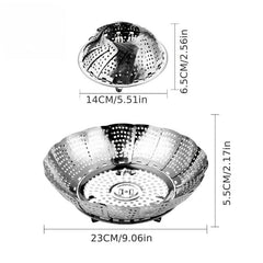 Stainless Steel Tweezers Telescopic Steamer Household Steamer