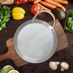 Stainless Steel Crepe Pans 21 08cm 28 Comal Griddle Induction Cooker Cookware