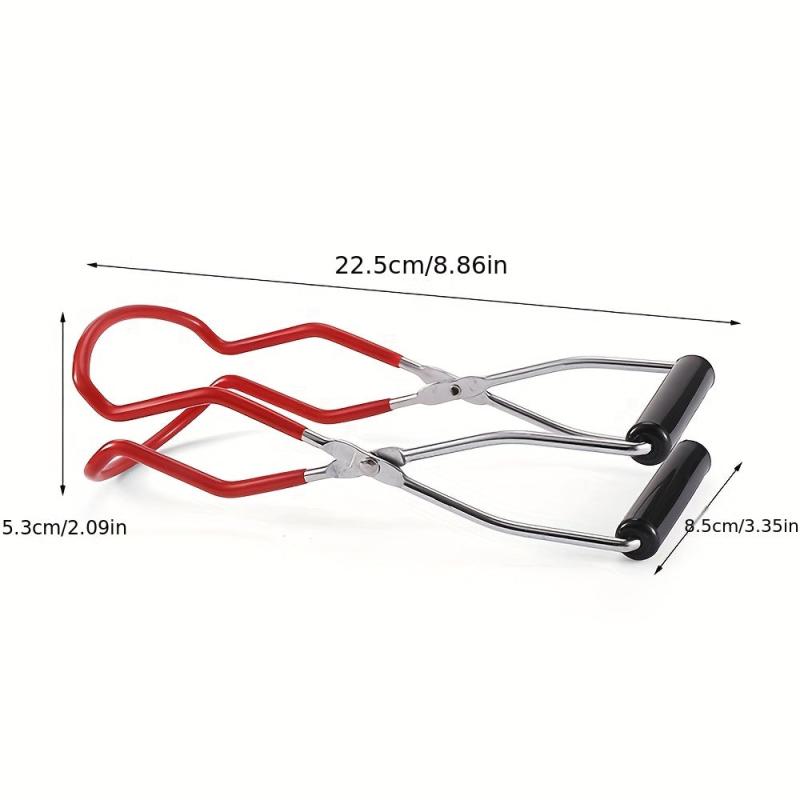 Stainless Steel Canning Tongs Non-Slip Wide Mouth Clips