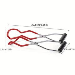 Stainless Steel Canning Tongs Non-Slip Wide Mouth Clips