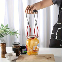 Stainless Steel Canning Tongs Non-Slip Wide Mouth Clips