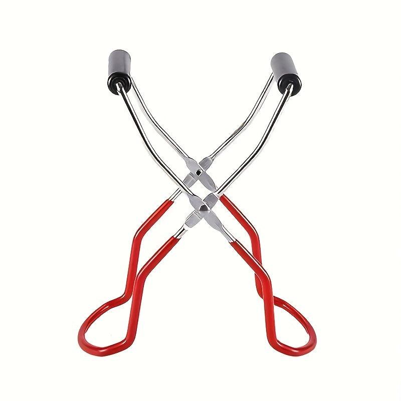 Stainless Steel Canning Tongs Non-Slip Wide Mouth Clips