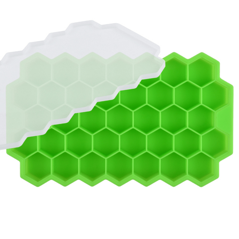 Silicone Honeycomb Ice Tray Mold 37 Grids Hexagonal Home Cube Maker