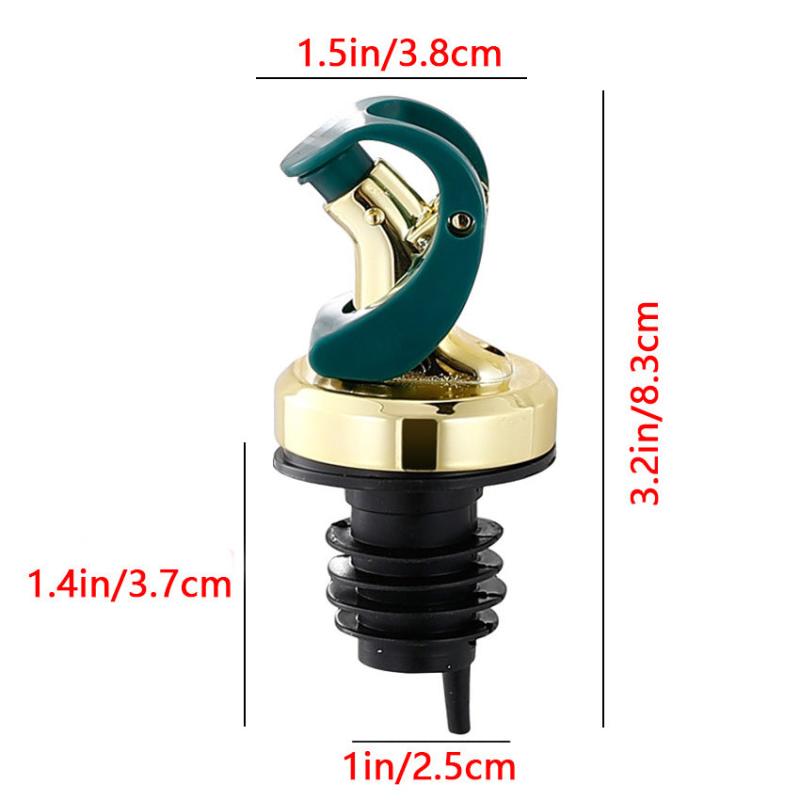 3pcs Plastic Spout Wine Stopper Auto Opening Closing Gravity Can Spout
