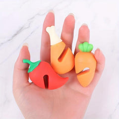 2PCS Chili Carrot Shape Pot Lid Lifter Spill-proof Kitchen Tool