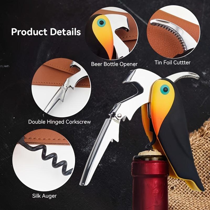 Parrot Shape Waiters Corkscrew Wine Opener Bottle Opener