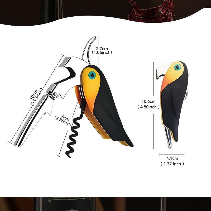 Parrot Shape Waiters Corkscrew Wine Opener Bottle Opener
