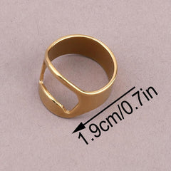 Stainless Steel Ring Bottle Opener Kitchen Tool