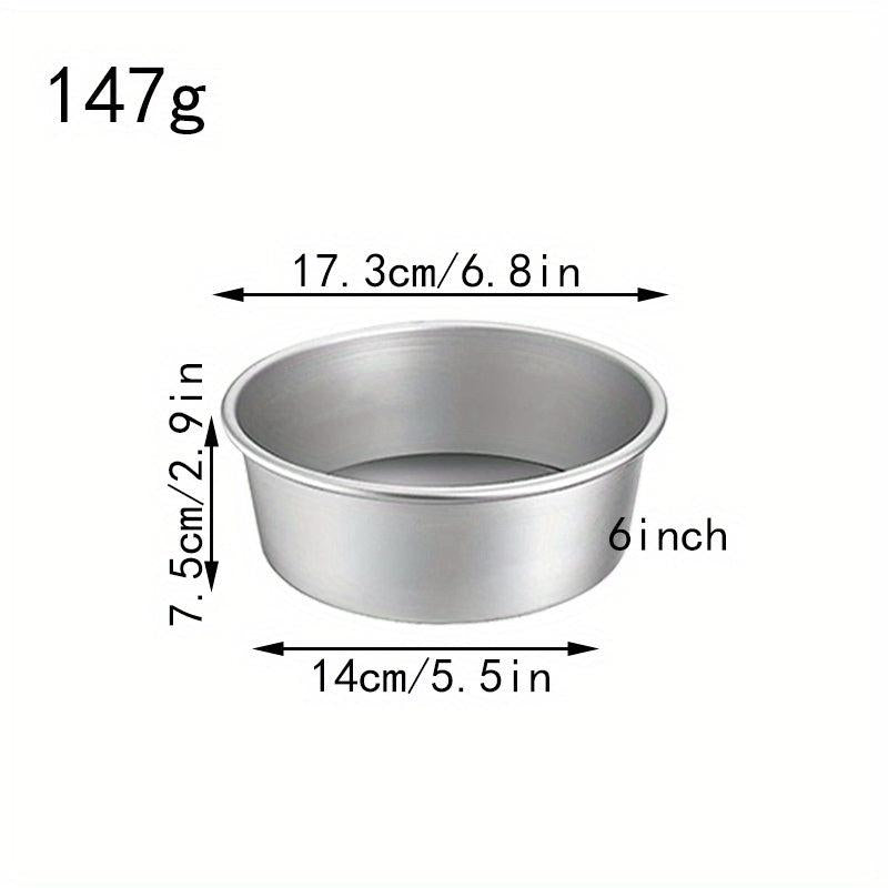 3pcs Round Bottom Cake Mold Non-stick Removable Base Baking Pans
