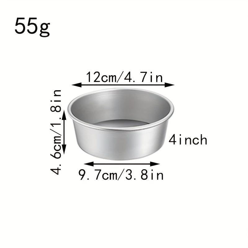 3pcs Round Bottom Cake Mold Non-stick Removable Base Baking Pans