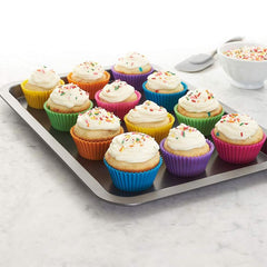 12pcs Reusable Silicone Muffin and Cupcake Cups Baking Tools