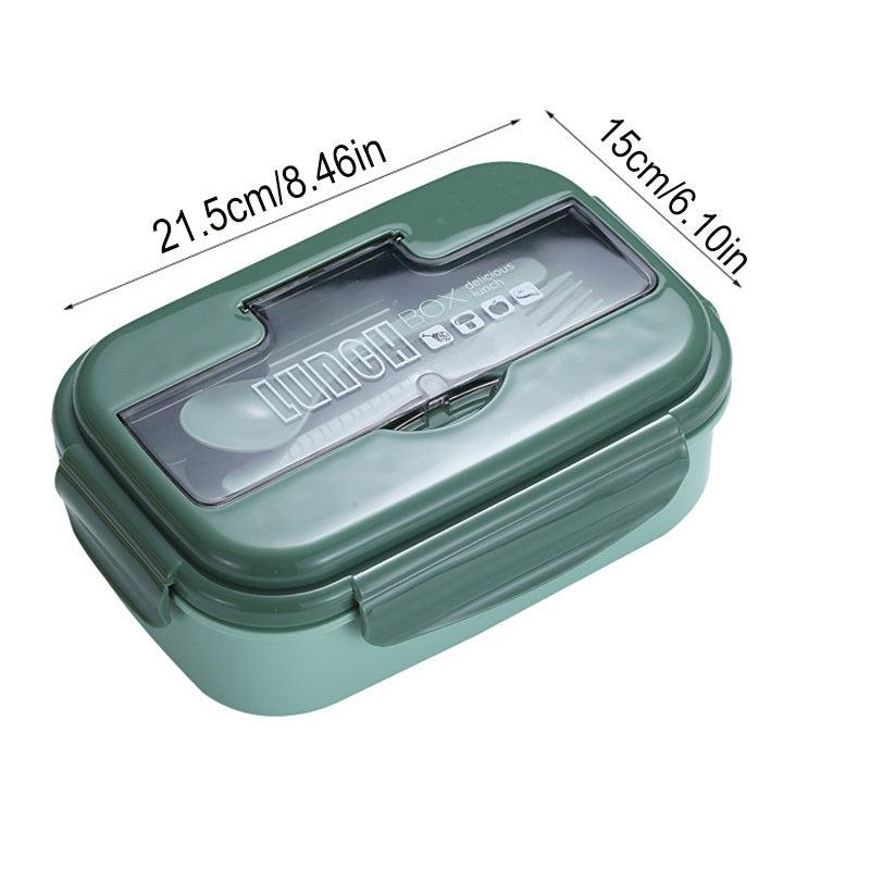 1100ml Bento Box Split Lunch Box with Spoon