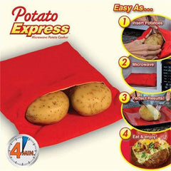 Microwave Roasted Large Potato Pack Sweet Potato Corn Heating Tool Bag