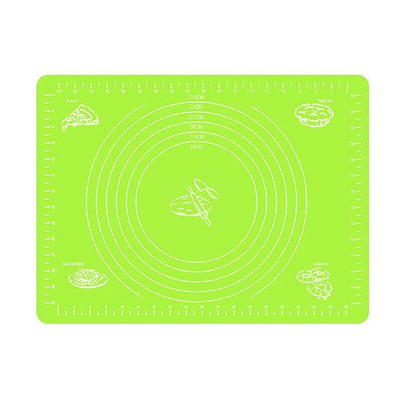 Silicone Baking Mat with Scale - Pastry Pizza Cake Dough Mat