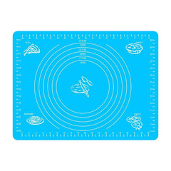 Silicone Baking Mat with Scale - Pastry Pizza Cake Dough Mat