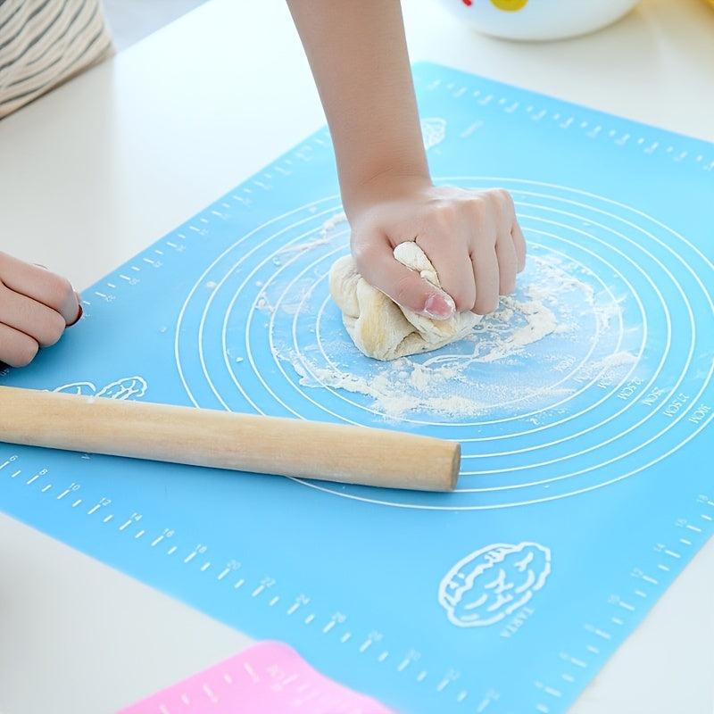 Silicone Baking Mat with Scale - Pastry Pizza Cake Dough Mat