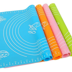 Silicone Baking Mat with Scale - Pastry Pizza Cake Dough Mat